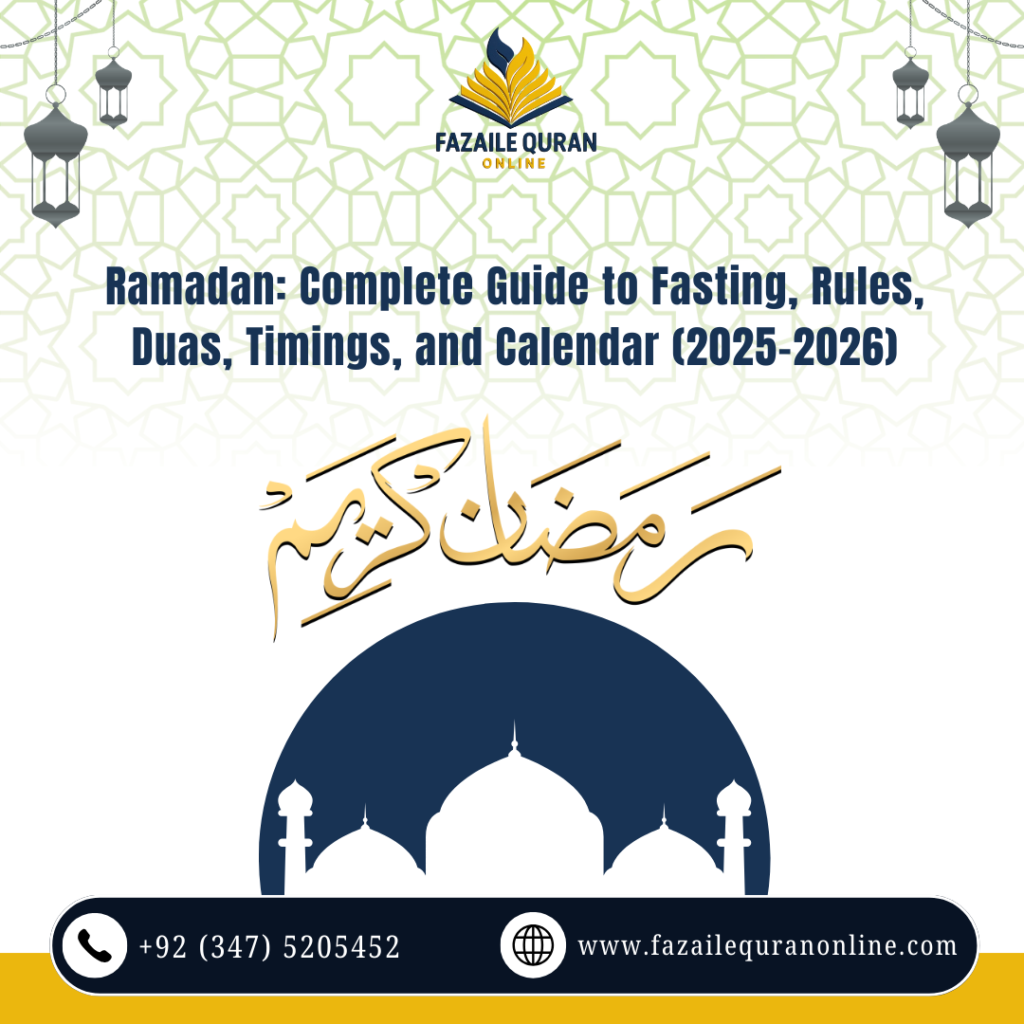 Ramadan 2025-2026 guide