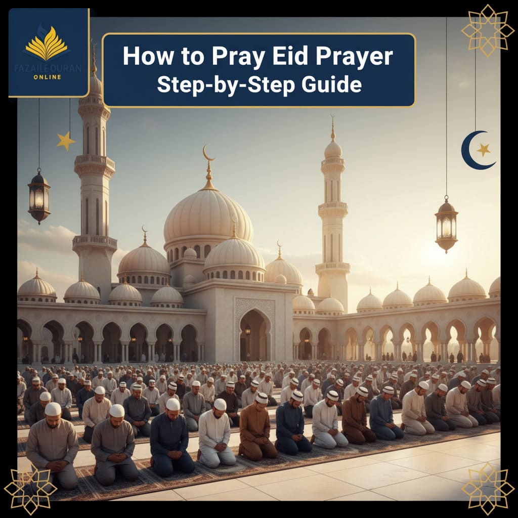 How to Pray Eid prayer step by step