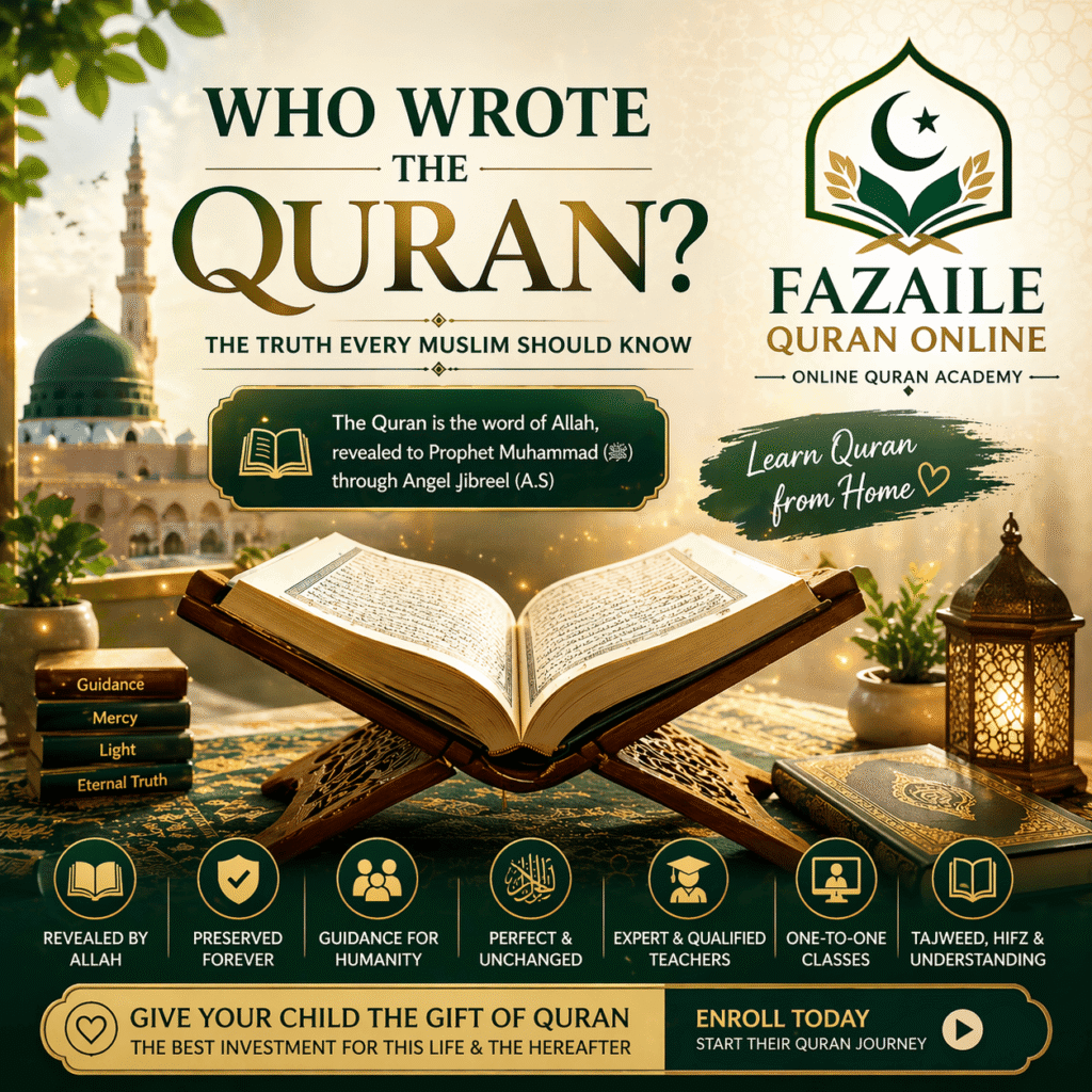 Who wrote the Quran